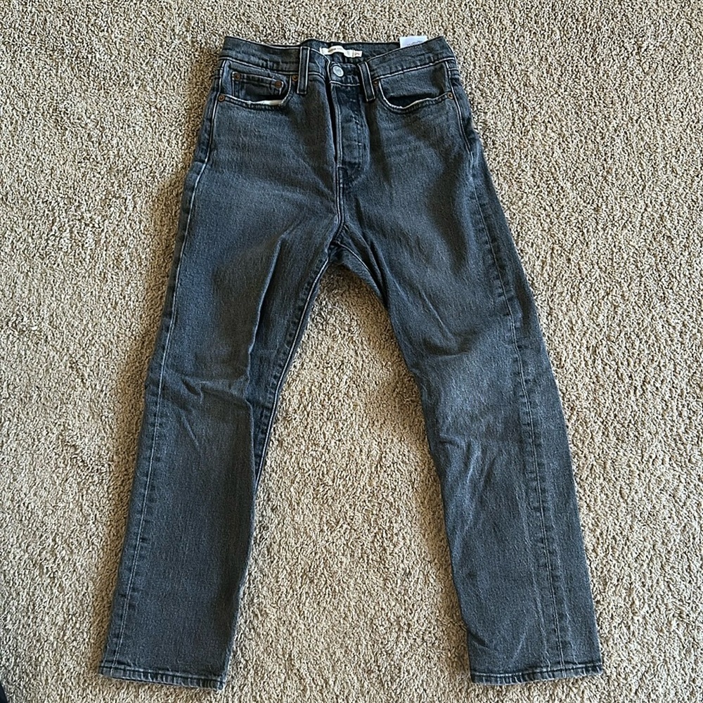 Levi's Black Straight Leg Jeans Classic Style